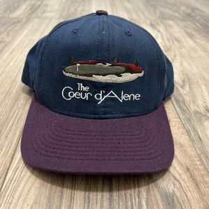 Vintage Legendary Coeur D'alene Idaho Resort Golf Hat Made In USA Snap Back Cap